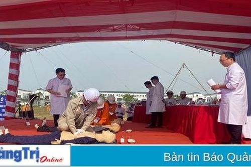 Diễn tập phòng chống thiên tai và tìm kiếm cứu nạn