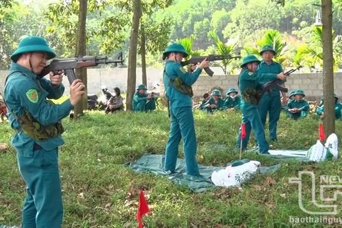 Đại Từ: Hơn 5.000 dân quân tự vệ tham gia huấn luyện