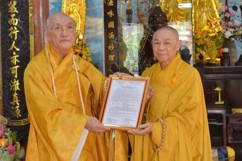Đà Nẵng: Hòa thượng Thích Từ Nghiêm làm trụ trì chùa Phổ Đà