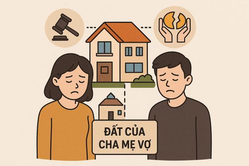 Xây nhà trên đất của bố mẹ vợ, khi ly hôn chia tài sản ra sao?