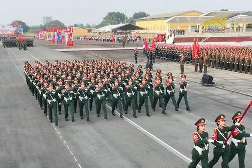 Toàn cảnh tổng hợp luyện lần cuối ở sân bay Biên Hòa trước khi hội quân ở TPHCM