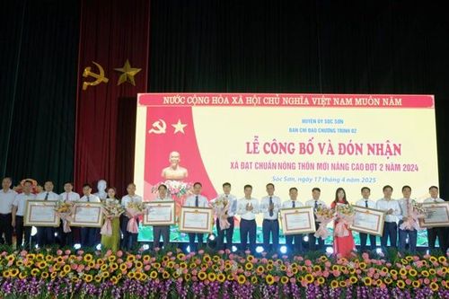 Huyện Sóc Sơn hoàn thành vượt nhiều chỉ tiêu nông thôn mới giai đoạn 2021-2025