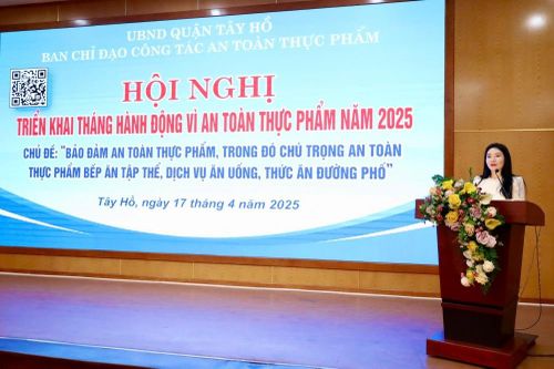 Hà Nội: Quận Tây Hồ hưởng ứng Tháng hành động vì an toàn thực phẩm