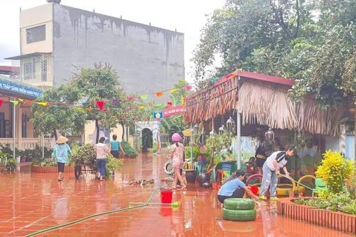 Cơ sở giáo dục ở Phú Thọ chủ động phòng, chống thiên tai trong mùa mưa bão