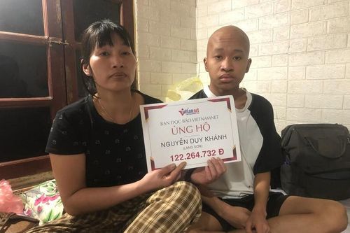 Bạn đọc giúp đỡ em Nguyễn Duy Khánh bị ung thư não hơn 122 triệu đồng