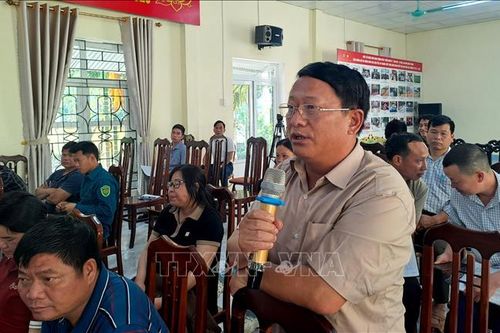 Tiếp xúc cử tri các xã biên giới huyện Vị Xuyên