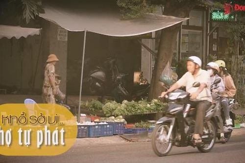 Khổ sở vì… chợ tự phát