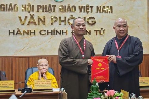 Đại đức Thích Đạt Ma Toàn Hạnh được giao nhiệm vụ Phó trưởng ban Pháp chế Trung ương Giáo hội Phật giáo Việt Nam