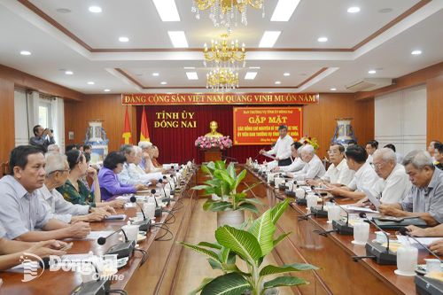Họp mặt nguyên lãnh đạo tỉnh Đồng Nai qua các thời kỳ nhân kỷ niệm 50 năm Ngày Giải phóng miền Nam, thống nhất đất nước