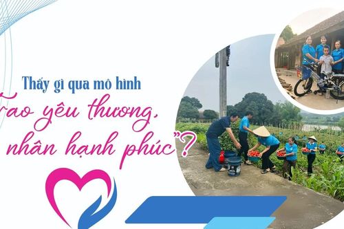 Trao yêu thương, nhân hạnh phúc