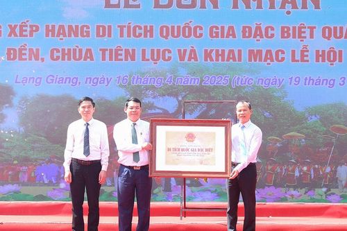 Bắc Giang: Quần thể di tích đình, đền, chùa Tiên Lục được xếp hạng Di tích quốc gia đặc biệt