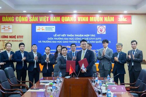 Trường Đại học Công nghệ Giao thông Vận tải và ĐH Giao thông Quốc gia Hàn Quốc hợp tác phát triển nhân lực đường sắt
