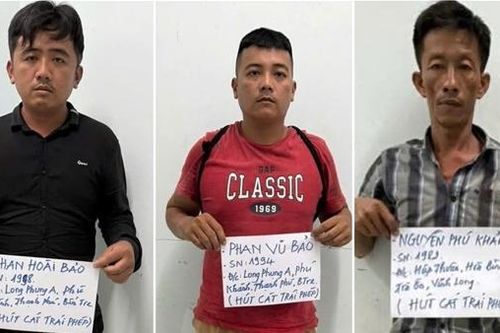 Khai thác cát trái phép rồi cùng người thân đến gây rối tại trụ sở Công an xã
