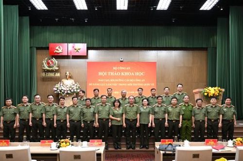 Đào tạo cán bộ Công an đủ năng lực làm việc trong môi trường quốc tế là nhiệm vụ quan trọng và cấp thiết