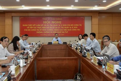 Hội nghị trực tuyến về tăng cường, nâng cao hiệu quả công tác phòng, chống và kiểm soát ma túy