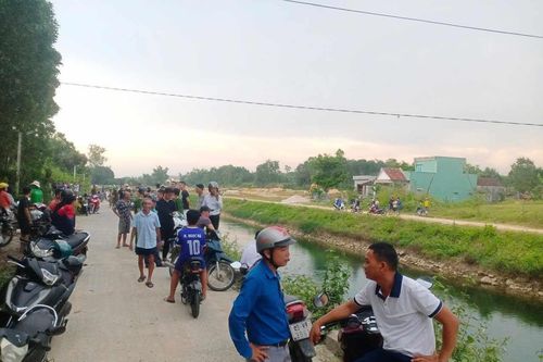 Phát hiện thi thể 2 mẹ con dưới kênh Phú Ninh ở Quảng Nam