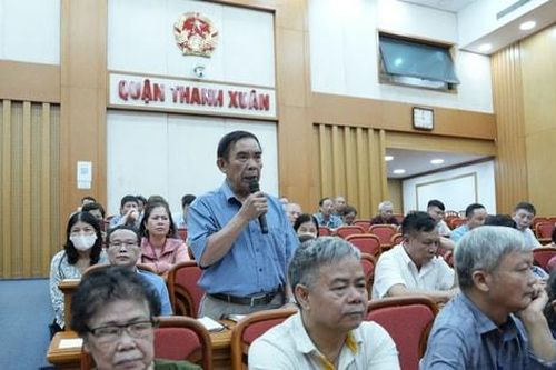 Cử tri quận Thanh Xuân kiến nghị sớm bồi thường tái định cư dự án đầu tư xây dựng đường Vành đai 2,5