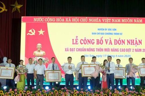 Sóc Sơn: Thêm 7 xã đạt chuẩn nông thôn mới nâng cao