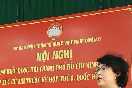 Phó Chủ tịch Tô Thị Bích Châu tiếp xúc cử tri Quận 6, TP Hồ Chí Minh