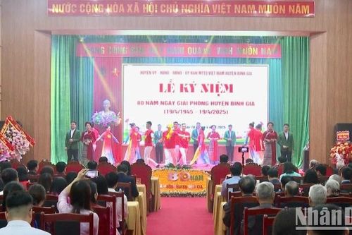 Lạng Sơn tổ chức kỷ niệm 80 năm Ngày Giải phóng huyện Bình Gia