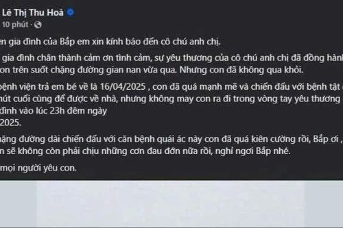 Bé Bắp qua đời, chính quyền lập tổ tuyên truyền đảm bảo an ninh