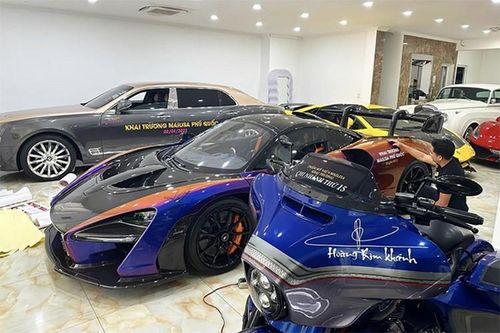 Garage ôtô trăm tỷ của đại gia Hoàng Kim Khánh 'sạch bóng' siêu xe