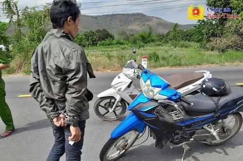 Bắt nhanh đối tượng nghiện ma túy trộm xe máy ở Bình Thuận