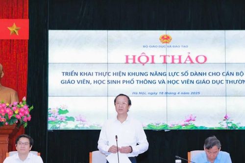 Phát triển năng lực số cho HS, giáo viên là nền tảng chuyển đổi số giáo dục