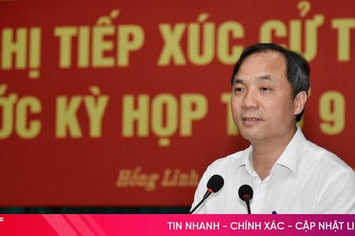 Đoàn đại biểu Quốc hội tỉnh tiếp xúc cử tri tại thị xã Hồng Lĩnh