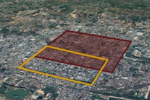 Khám phá 'thành phố ma' bí ẩn dưới Nakhon Ratchasima qua ảnh vệ tinh