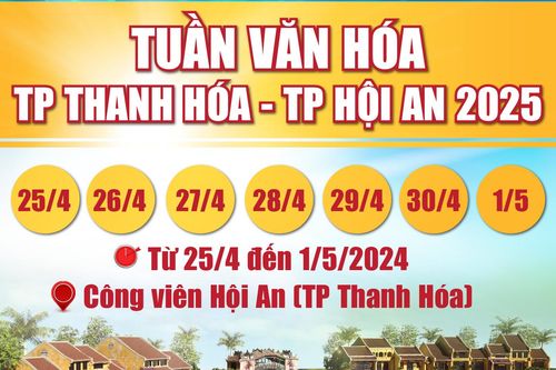 Tuần văn hóa TP Thanh Hóa - TP Hội An' năm 2025