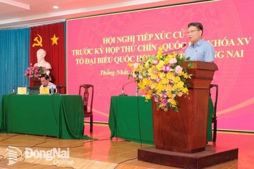 Cử tri huyện Thống Nhất quan tâm các vấn đề giải phóng mặt bằng dự án giao thông