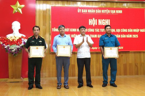 Vạn Ninh triển khai công tác tuyển chọn và gọi công dân nhập ngũ năm 2026