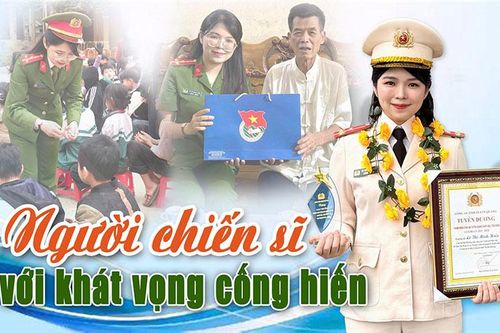Người chiến sĩ với khát vọng cống hiến
