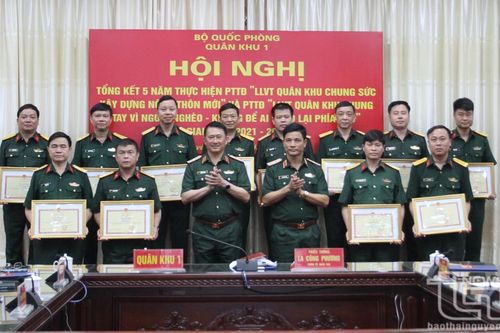 Quân khu 1: Tổng kết thực hiện 2 phong trào thi đua lớn