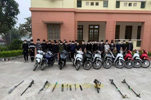 Thái Bình: Khởi tố 22 thanh thiếu niên tụ tập gây rối trật tự