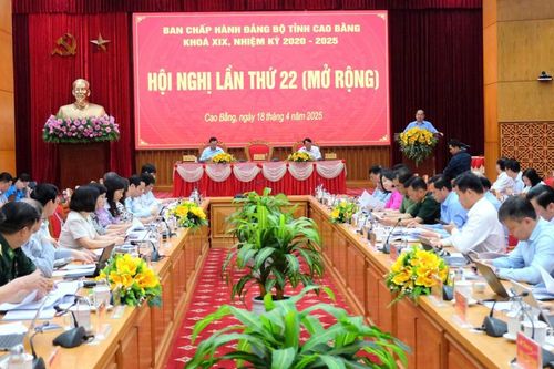 Hội nghị Ban Chấp hành Đảng bộ tỉnh lần thứ 22 (mở rộng)