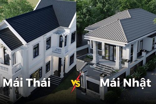 Nên xây nhà mái Nhật hay mái Thái?