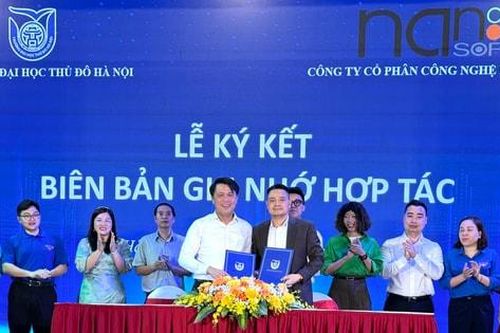 Trường Đại học Thủ đô Hà Nội ký kết hợp tác với nhiều doanh nghiệp