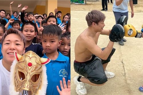 Sau trận gặp Rodtang, huyền thoại kickboxing Nhật Bản sang Việt Nam làm từ thiện, lấy tiền thưởng xây trường học