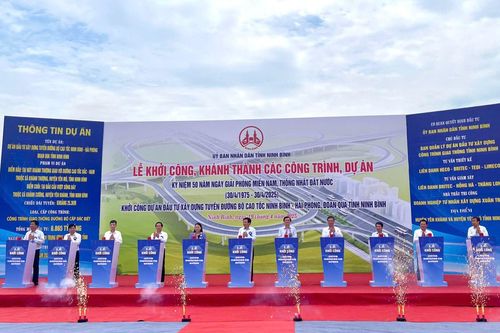 Khởi công tuyến đường cao tốc Ninh Bình-Hải Phòng, đoạn qua Ninh Bình