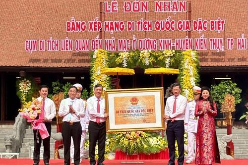 Hải Phòng: Cụm di tích nhà Mạc tại Dương Kinh được công nhận là Di tích quốc gia đặc biệt