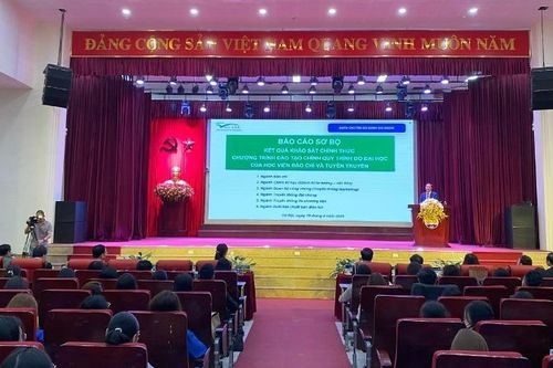 6 chương trình đào tạo của Học viện Báo chí và Tuyên truyền đạt chất lượng 92%