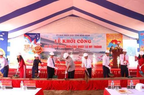 Bình Định khởi công xây dựng cầu vượt lũ gần 150 tỷ Mỹ Thành