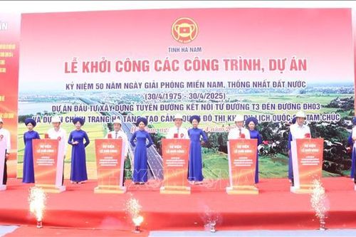 Nhiều địa phương trên cả nước khởi công, khánh thành công trình, dự án