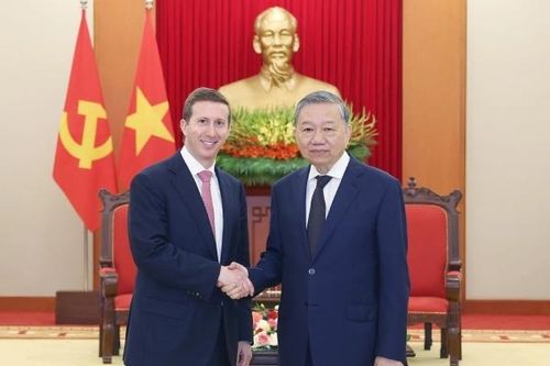 Tổng Bí thư đề nghị doanh nghiệp Mỹ góp tiếng nói thúc đẩy đàm phán thuế