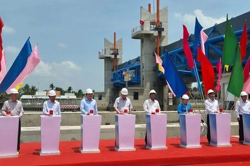 Khánh thành cống âu Rạch Mọp hơn 500 tỷ đồng