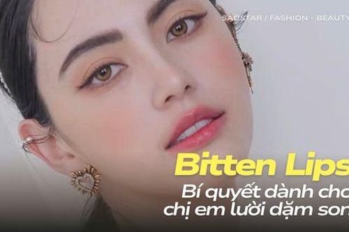 'Môi cắn nhẹ': Bí quyết có đôi môi ombre tự nhiên cho chị em lười dặm son