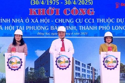 Khởi công xây dựng 228 căn hộ thuộc Dự án nhà ở xã hội tại Long Khánh