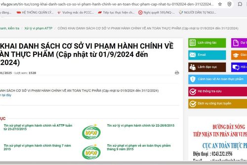 Hướng dẫn tra cứu sản phẩm bảo vệ sức khỏe trên các Website Bộ Y tế